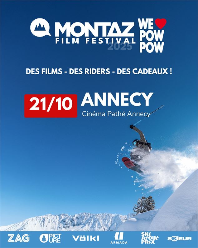 Montaz film festival we love pow pow_Annecy - Magasin Montaz Sports