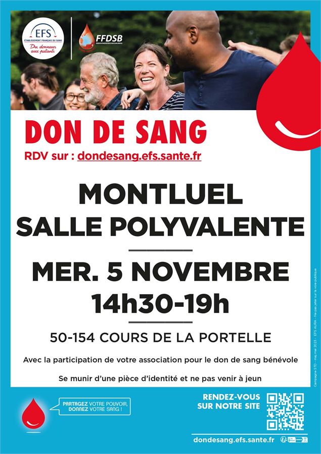 Don du sang à Montluel_Montluel