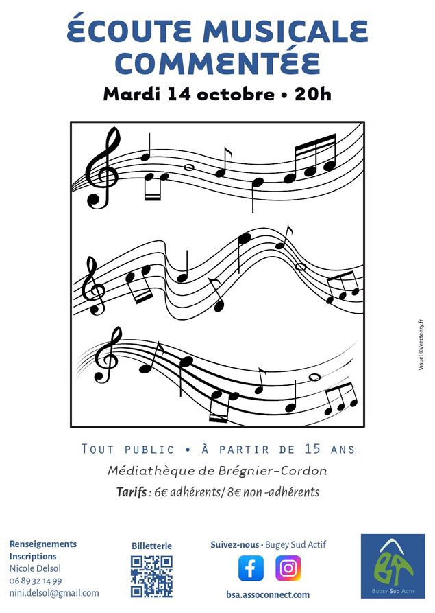 Ecoute musicale commentée_Brégnier-Cordon - Bugey Sud Actif