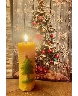 Atelier : Confection d'une bougie en vraie cire d'abeille_Morzine - Michel Rostalski