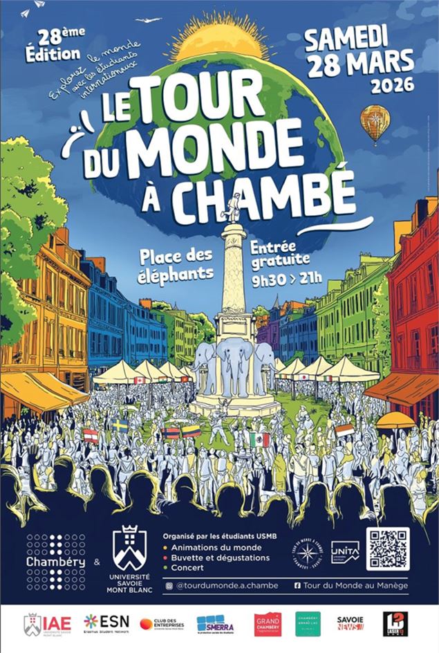 Tour du Monde_Chambéry - Étudiants du BUT MMI de l'IUT de Chambéry