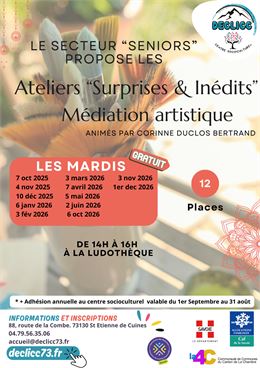 Declicc séniors : ateliers artistiques_Saint-Etienne-de-Cuines - Declicc