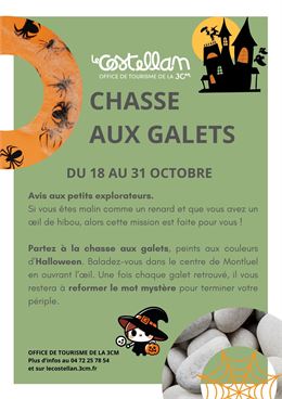Chasse aux galets sur le thème d'Halloween_Montluel