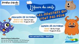 Affiche animation - Médiathèque DuBouillon
