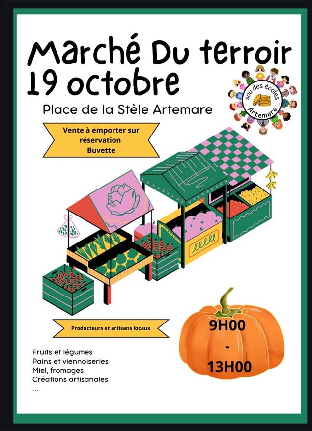 Marché du terroir_Artemare - Sou des Ecoles d'Artemare
