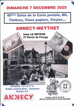 39ème Salon toutes collections et de la carte postale_Annecy