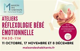 Atelier Réflexologie bébé émotionnelle - Maison des Habitants