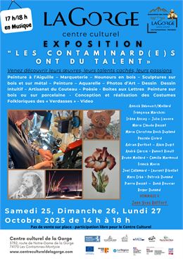 Exposition "Les Contaminard(e)s ont du talent" au Centre Culturel de la Gorge_Les Contamines-Montjoi