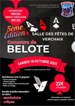 Concours de Belote 5eme édition_Verchaix