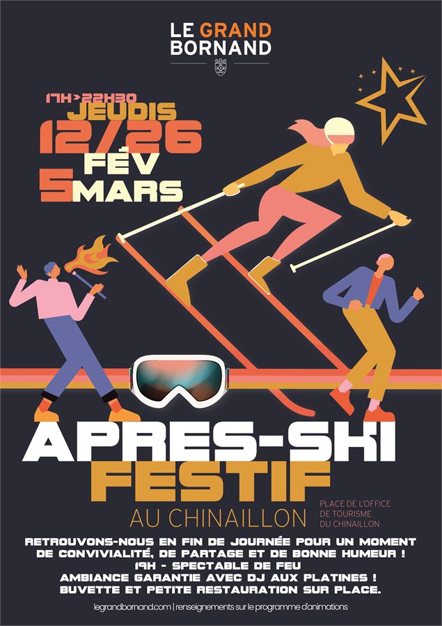 Affiche Après-ski festif - ©Le Grand-Bornand Tourisme