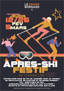 Affiche Après-ski festif - ©Le Grand-Bornand Tourisme
