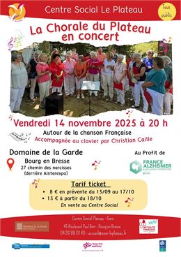 La chorale du Plateau en concert - asso le plateau