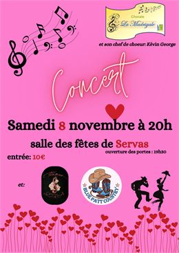 Affiche_Concert Chorale La Madrigale_Servas - ©La Madrigale_Servas