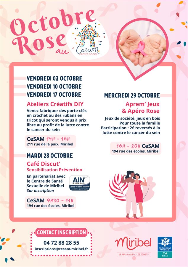Octobre Rose au CeSAM - copyright tous droits réservés