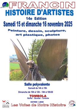 Exposition "Histoire d'artistes"_Francin_Porte-de-Savoie - Association Les Voies de notre Histoire -