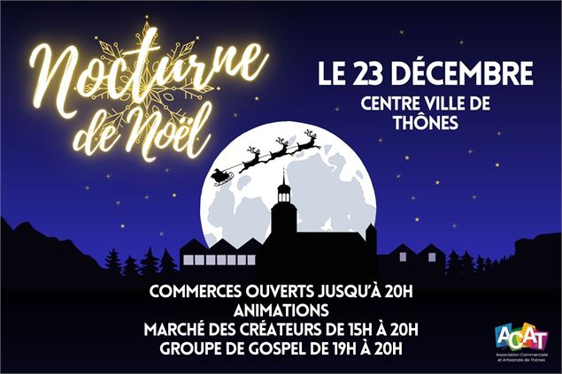 Nocturne des commerçants_Thônes - ACAT