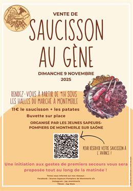 Vente de Saucisson au gène_Montmerle-sur-Saône