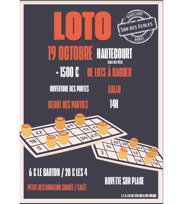 Affiche Loto - affiche
