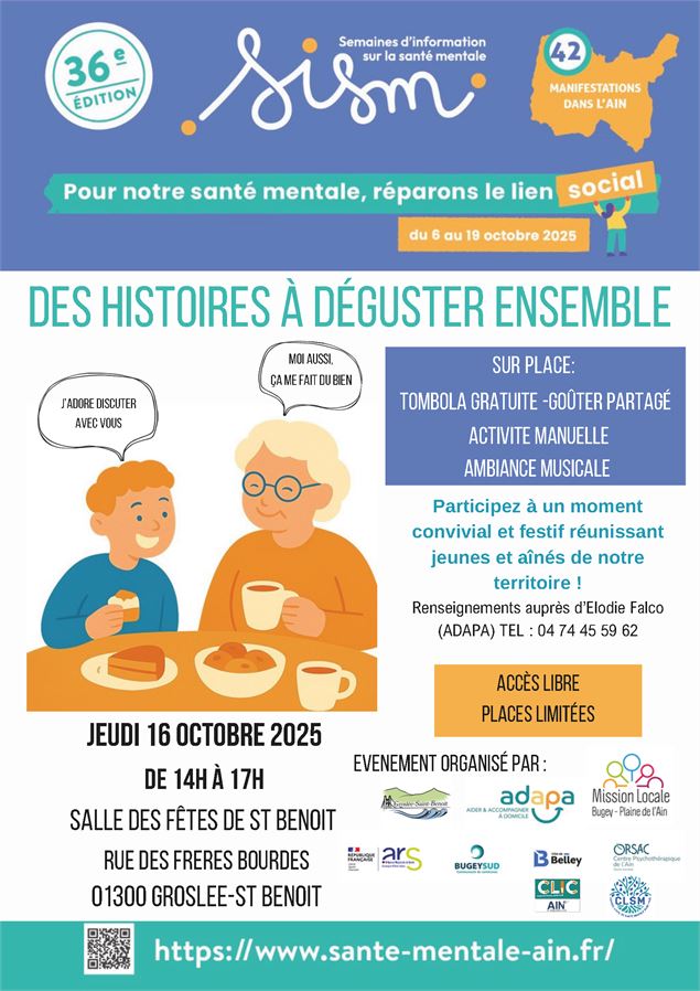 Des histoires à déguster ensemble - Semaine de la santé mentale_Groslée-Saint-Benoit - Semaine de la