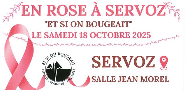 Octobre Rose : En Rose à Servoz_Servoz