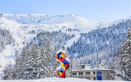 Vasarely sous la neige - OT Flaine - C.Genard