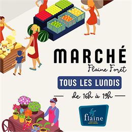 Marché produits locaux tous les lundis - OT flaine
