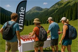 Partager un verre de l'amitié - OT Flaine
