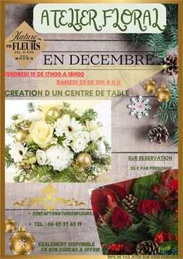 Affiche décrivant l'animation - Nature en Fleurs