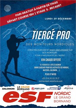 Tiercé pro des moniteurs de l'ESF Nordic_Le Grand-Bornand