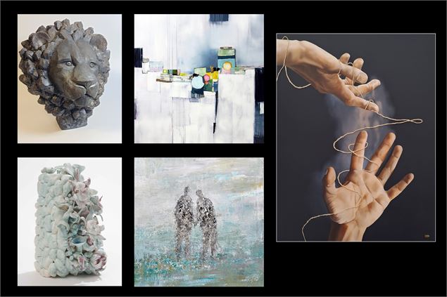 Exposition: 5 Artistes contemporaines - Clarisse Roche, Lau Blou, Sophie Luline, Odile Escolier, Sté