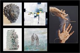 Exposition: 5 Artistes contemporaines - Clarisse Roche, Lau Blou, Sophie Luline, Odile Escolier, Sté