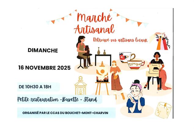 Marché de créateurs_Le Bouchet-Mont-Charvin - CCAS Bouchet Mont-Charvin