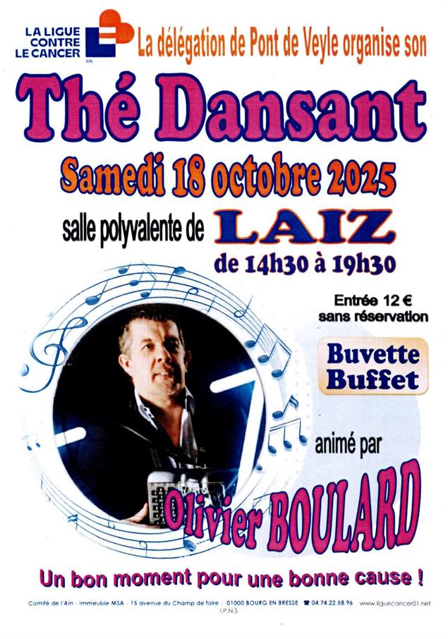 Thé dansant - Ligue contre le cancer