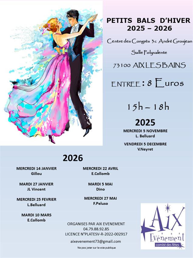 p tits bals aix évèment - pas de copyright