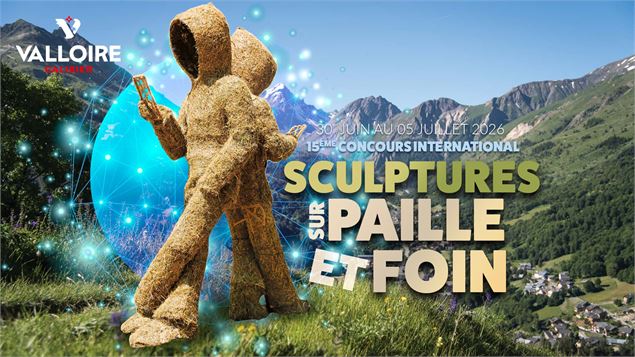 Concours International de sculptures sur paille & foin_Valloire - Marie Collomb / Valloire Tourisme