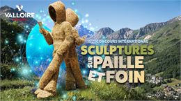 Concours International de sculptures sur paille & foin_Valloire - Marie Collomb / Valloire Tourisme