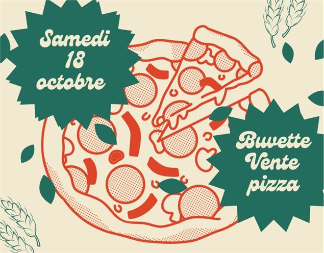 illustration pizza - Chevaline loisirs