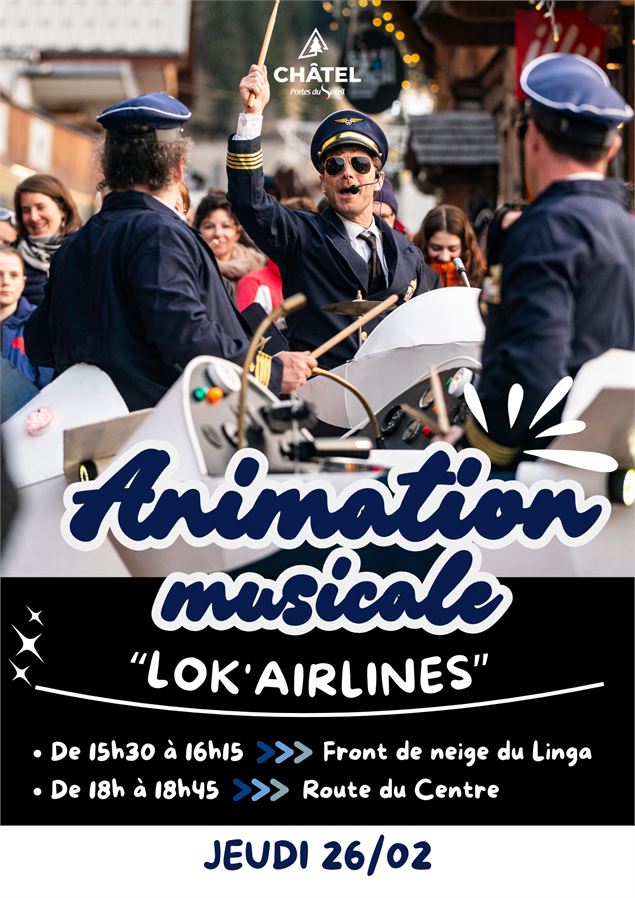 Animation musicale Lok Airlines_Châtel - Châtel tourisme