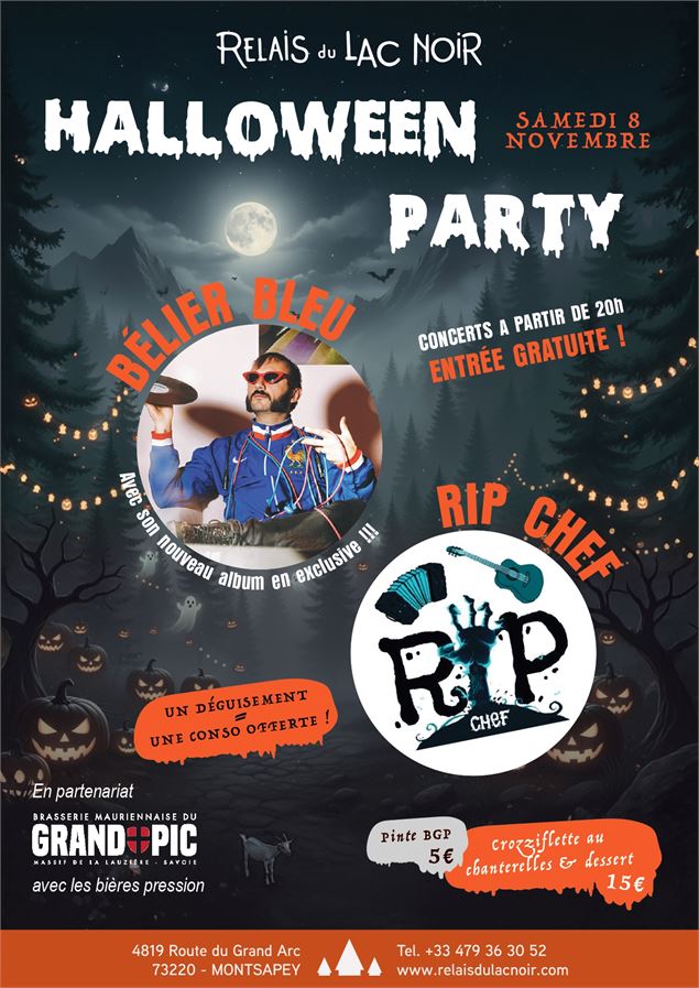 Affiche décrivant l'animation - Le relais du lac noir