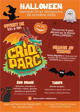 Chasse au trésor d'Halloween au Criq'Parc_Saint-Jorioz