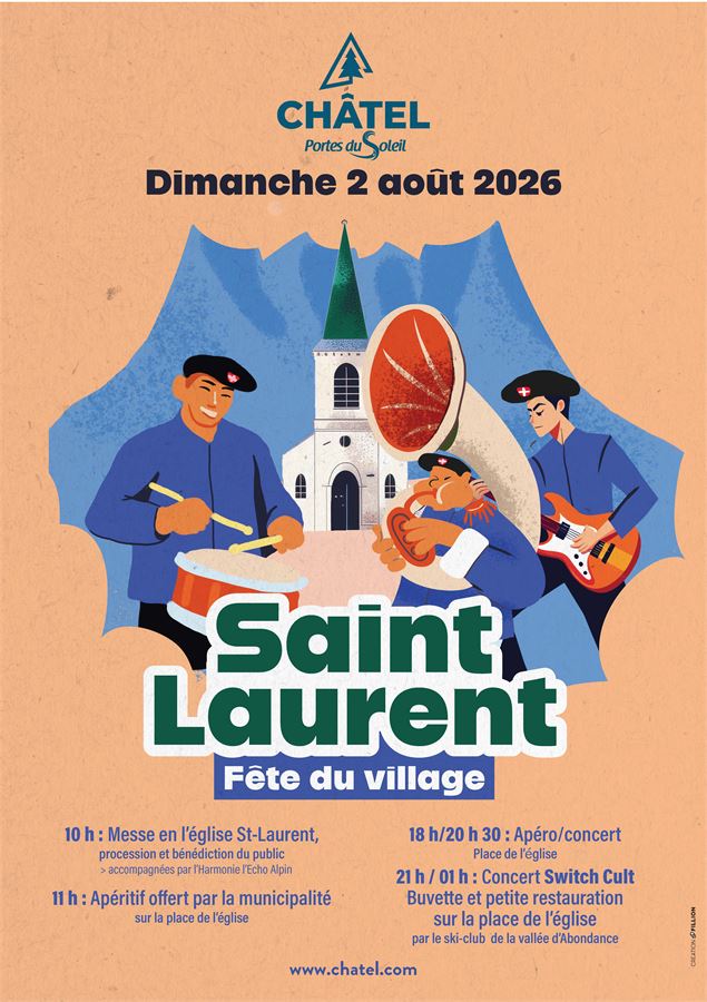Affiche de la St Laurent 2026 - S.Medan