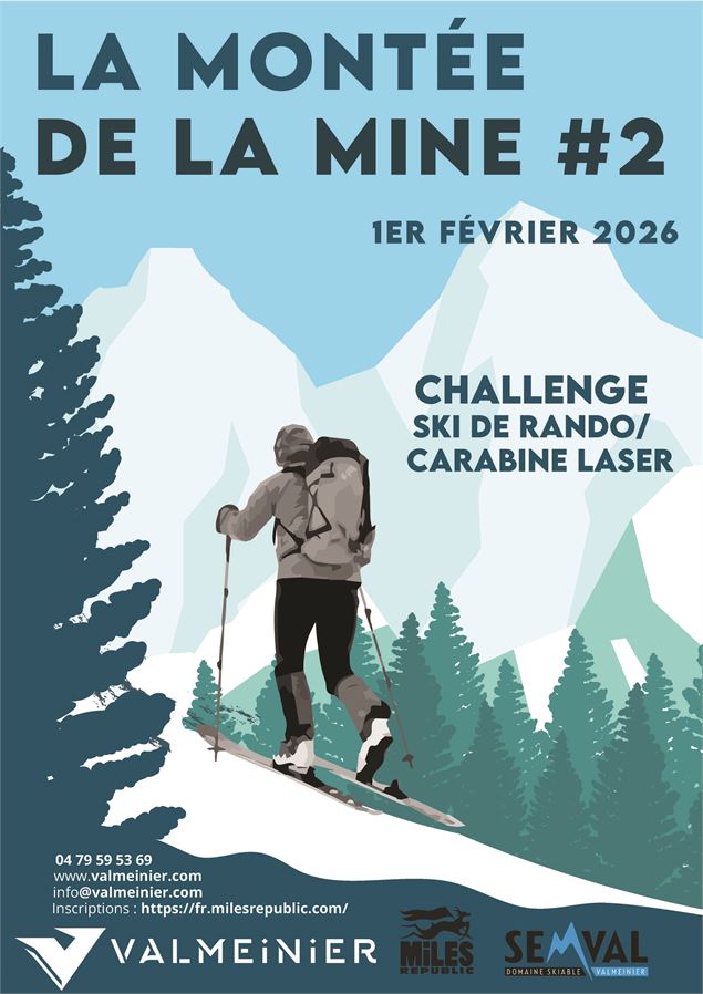 affiche Montée de Mine - Communication - Ot Valmeinier