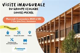 Visite inaugurale de l'école Louise Michel_Annemasse