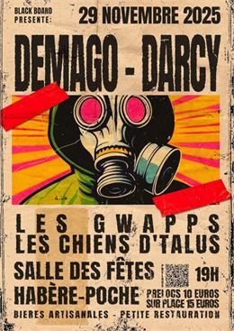 Soirée concerts Punk avec Darcy_Habère-Poche - Association Blackboard