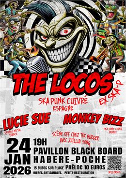 Soirée Concerts avec The Locos_Habère-Poche - Association Blackboard