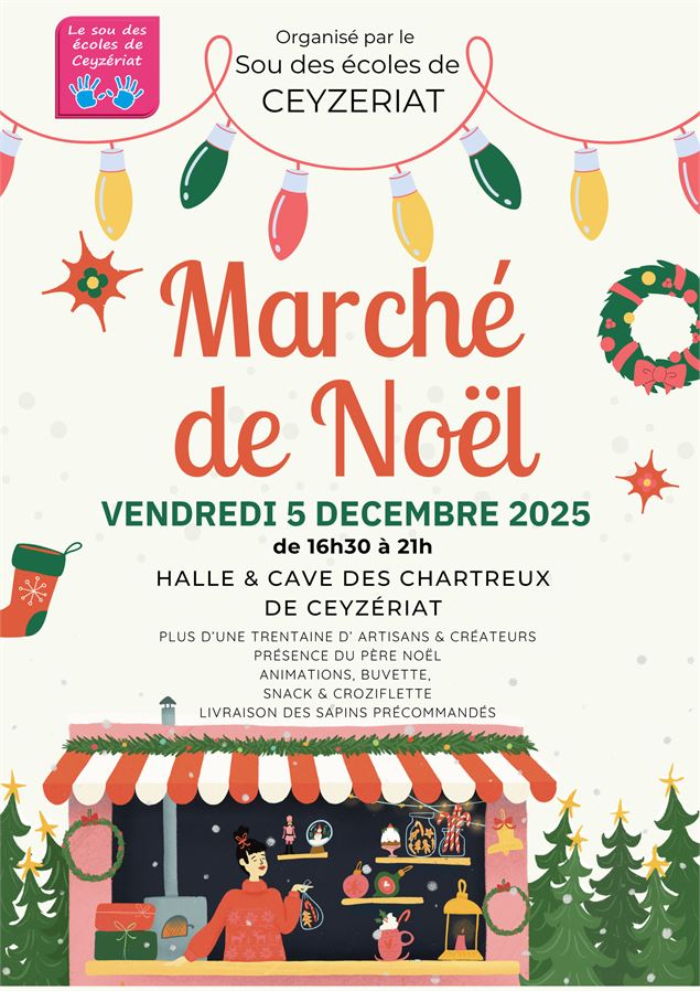 Marché de Noël de CEYZERIAT - Sou des écoles de Ceyzériat