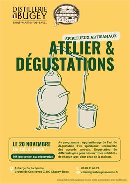 Atelier et dégustations de spiritueux artisanaux - La distillerie du Bugey
