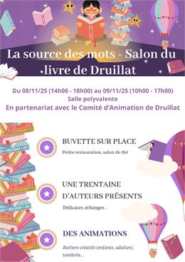 Salon du livre - Druillat - Bibliothèque de Druillat 