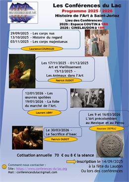 Les conférences du lac_Saint-Jorioz - Les conférences du lac