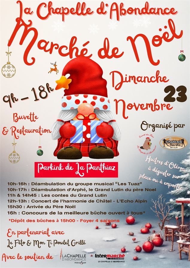 Marché de Noël à La Chapelle d'Abondance - Mairie de La Chapelle d'Abondance